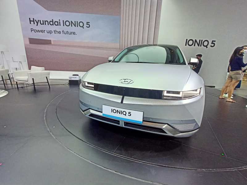 Harga di Atas Setengah Milyar, Hyundai IONIQ 5 Paling Laris di IIMS 2022
