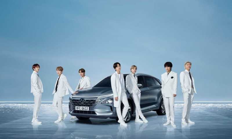  BTS ke Grammy Awards Tunggangi Hyundai Nexo, Knalpotnya Keluar Uap Air