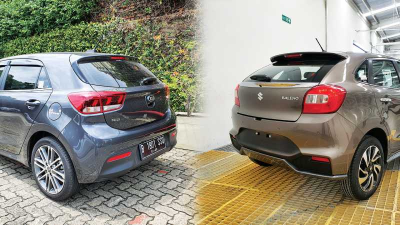 Komparasi Kia Rio vs Suzuki Baleno, Tampang dan Dimensi Komparasi Kia Rio vs Suzuki Baleno, Tampang dan Dimensi