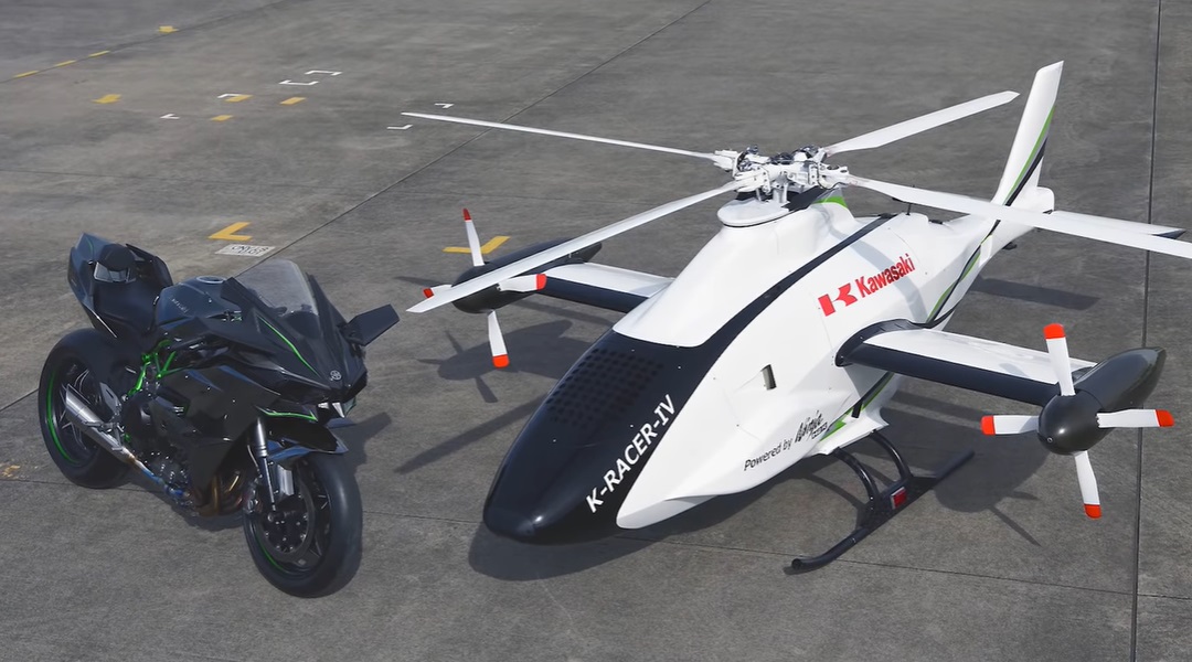 Helikopter K-Racer Pakai Mesin Ninja H2C Supercharged