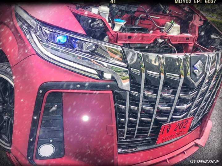 FOTO: Modifikasi Suzuki Carry Rasa Alphard