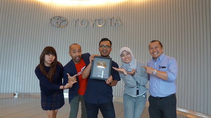 Youtube Channel Toyota Indonesia Raih Silver Play Button dari Google