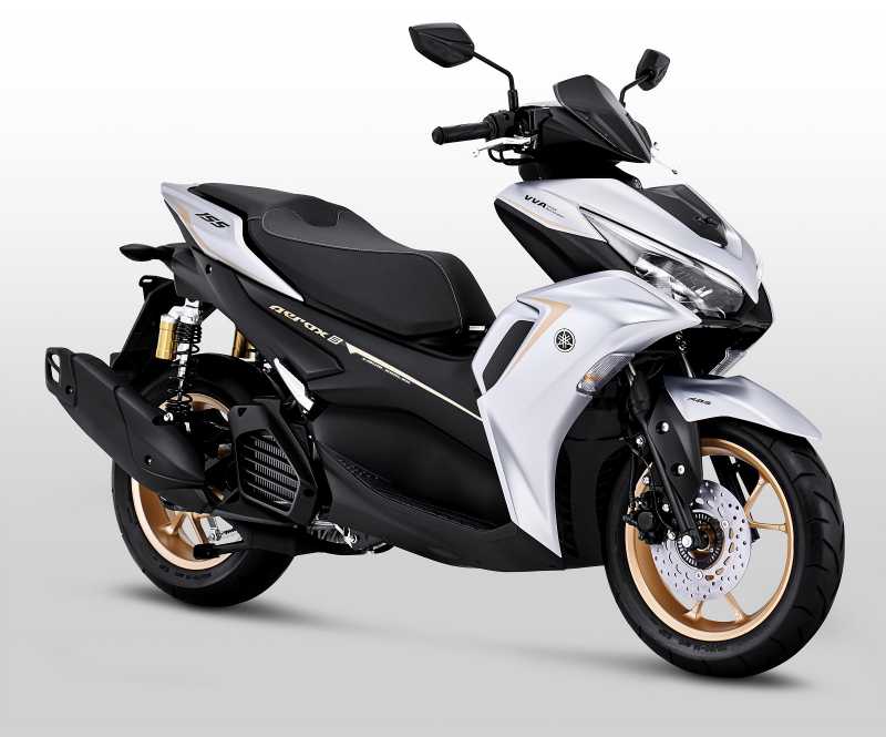 Kapasitas Tangki Yamaha Aerox 155 Connected Bengkak Jadi 5,5 Liter