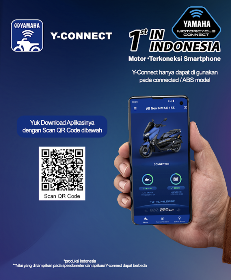 Yamaha Tambahkan Fitur Aplikasi Y-Connect Nmax