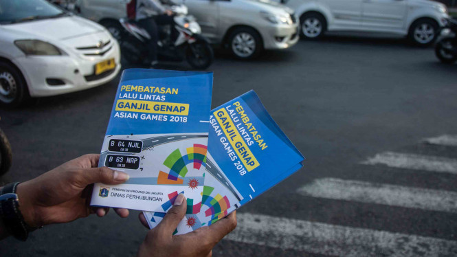 Asian Games 2018 Kelar, Ganjil Genap Diperpanjang Asian Games 2018 Kelar, Ganjil Genap Diperpanjang