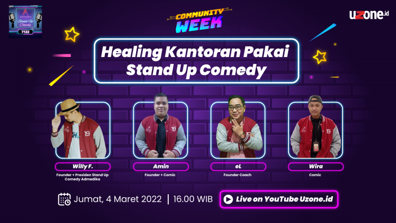 Community Week: <i>Healing</i> Kantoran Pakai <i>Stand Up Comedy</i>