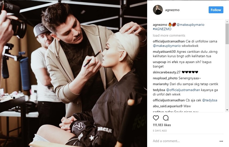 Agnez Mo Didandani Makeup Artist Kelas Hollywood