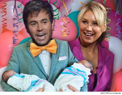 Enrique Iglesias dan Anna Kournikova Dikaruniai Bayi Kembar 