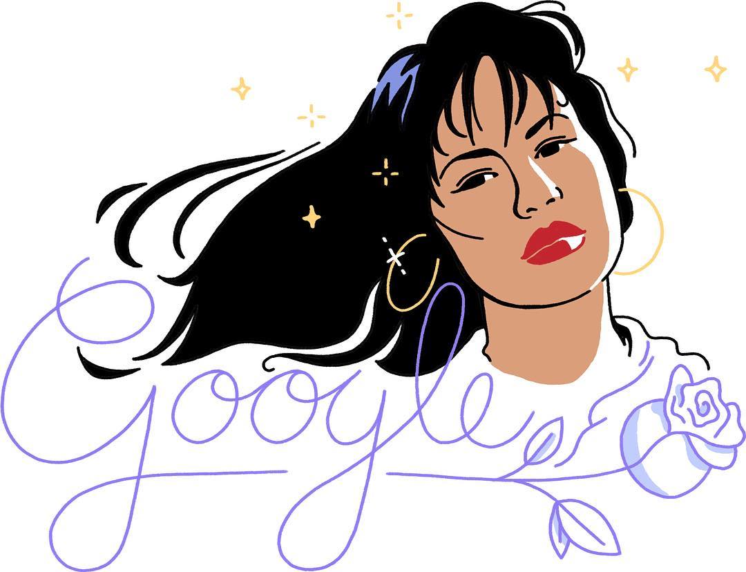 Google Doodle Hari Ini Selena Quintanilla 