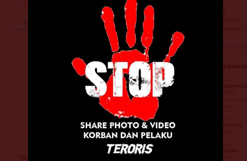 Ini Alasan Setop Share Foto Tubuh Teroris yang Hancur Ini Alasan Setop Share Foto Tubuh Teroris yang Hancur