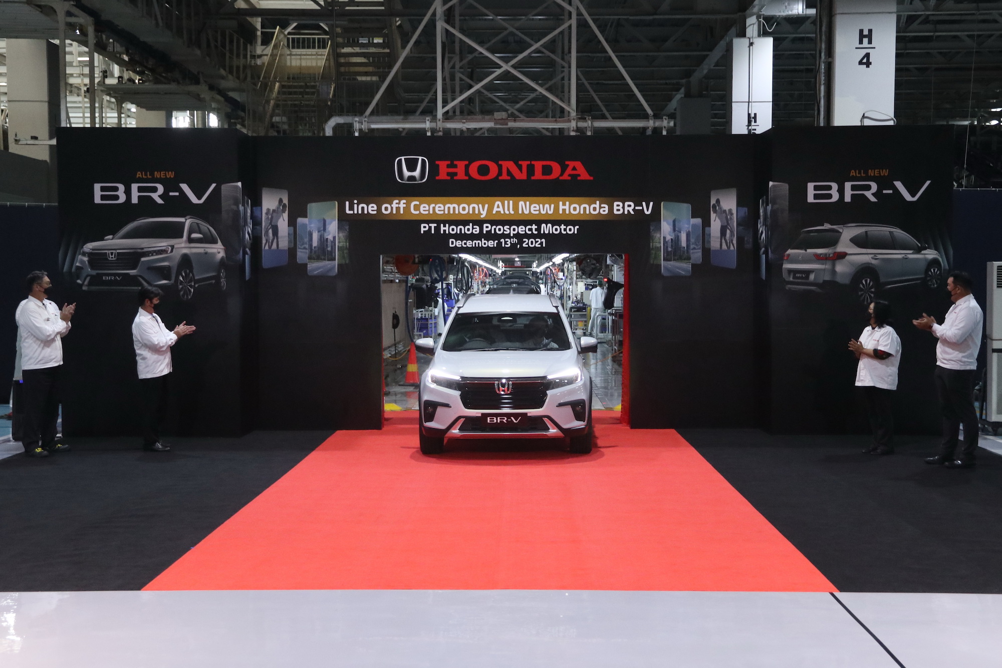 Honda Mulai Produksi BR-V Terbaru di Pabrik Karawang 