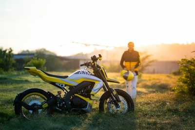 Modifikasi Yamaha XSR 155 Futuristic Supermoto ala Treasure Garage