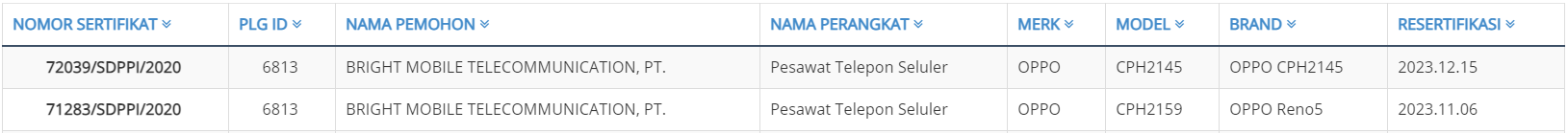 Reno5 Baru