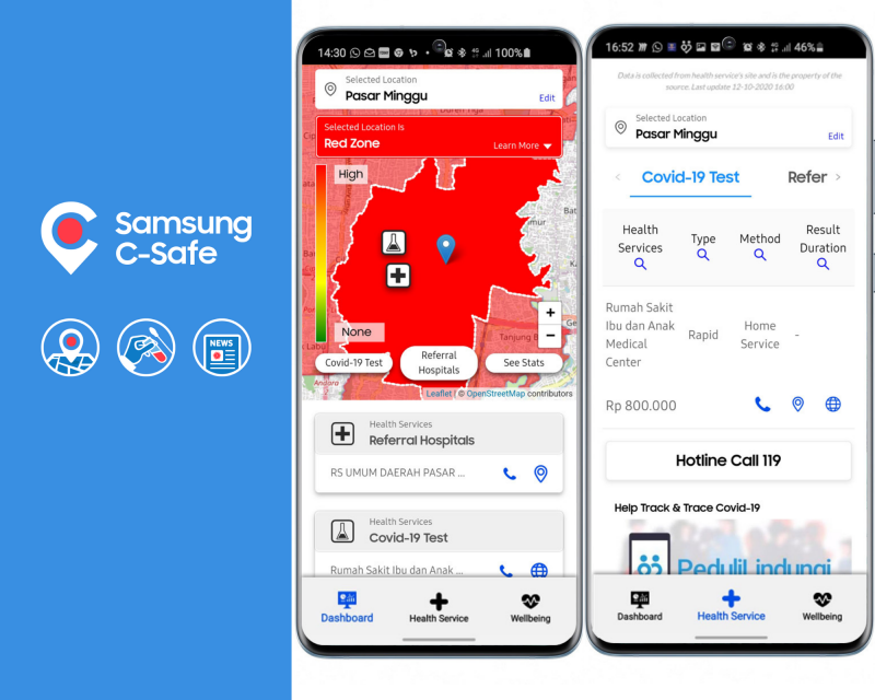 Kenalkan Samsung C-Safe, Aplikasi untuk Pantau Covid-19 di Indonesia