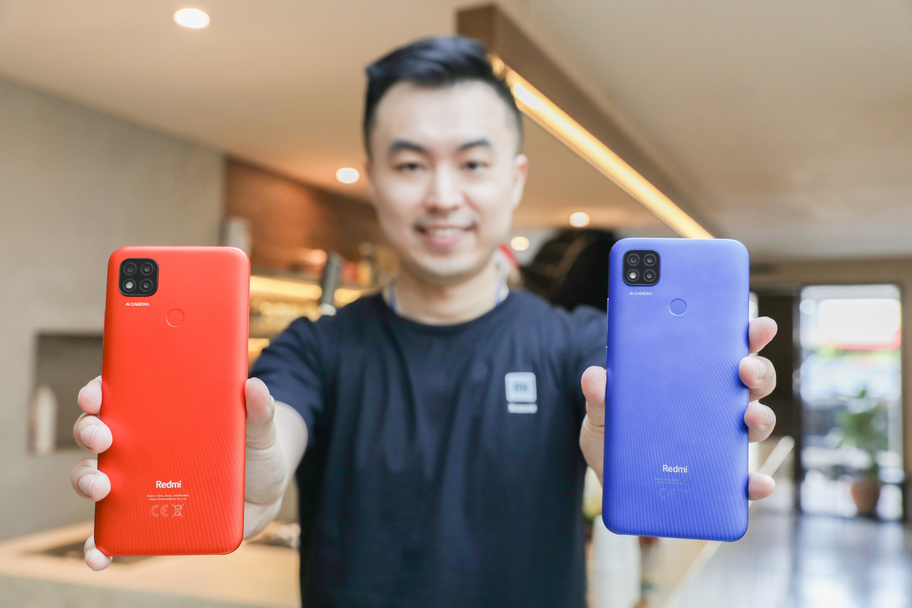 FOTO: Warna-warni Redmi 9C, Ponsel Sejutaan Tampang (Cukup) Kekinian