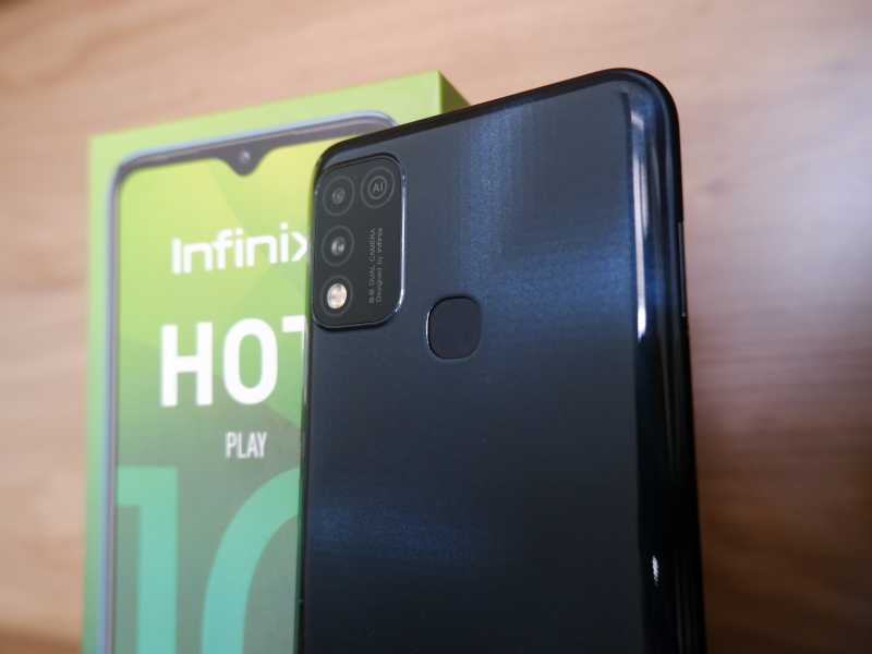 FOTO: Lihat Lebih Dekat Bodi Infinix Hot 10 Play