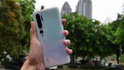 FOTO: Detail Bodi Mi Note 10 Pro, Ponsel Penta Camera 108MP Pertama di Indonesia