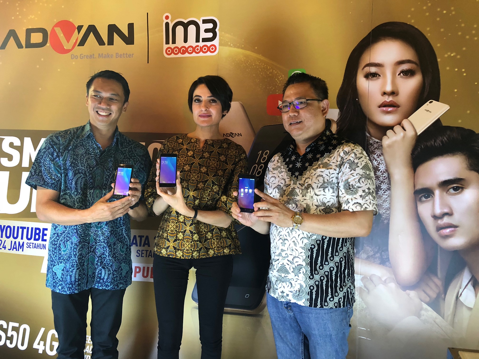 IM3 Ooredoo dan Advan Luncurkan Paket Smartphone 4G, Harga di Bawah Rp 1 Juta
