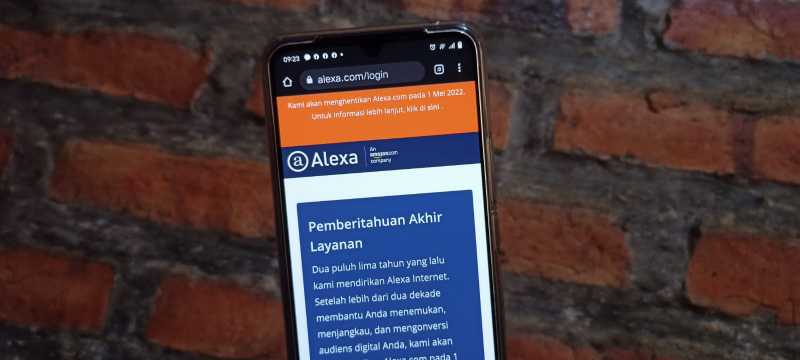 Alexa.com Tutup, Hentikan Layanan 1 Mei 2022