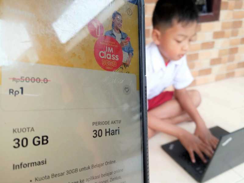Indosat Sediakan Kuota 30GB Seharga Rp1 untuk Belajar Online Indosat Sediakan Kuota 30GB Seharga Rp1 untuk Belajar Online