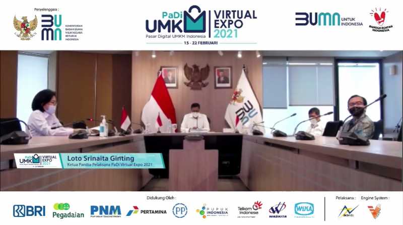 PaDi Virtual Expo Pertemukan 2000 Buyer Group BUMN dengan 244 UMKM