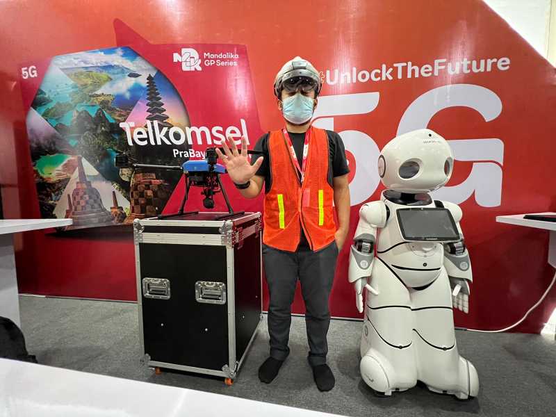 Teknologi 5G Telkomsel yang Diboyong ke Mandalika, dari Robot Sampai Drone