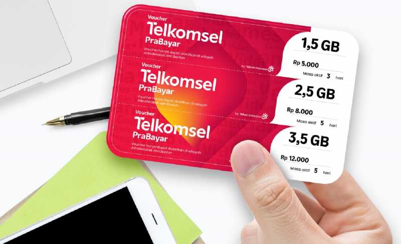 Telkomsel Rilis Voucher Fisik Internet Baru, Mulai Rp8 Ribu Kuota 14GB