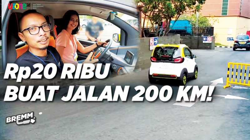 VIDEO Test Drive Mobil Listrik Imut Wuling E100