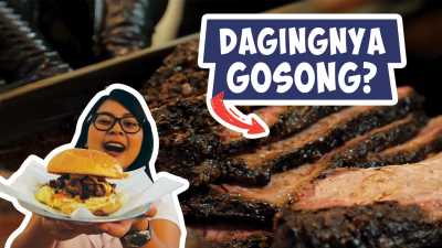 Video: Cobain Burger Berisi Daging yang Diasap 13 Jam, Kayak Apa Rasanya?