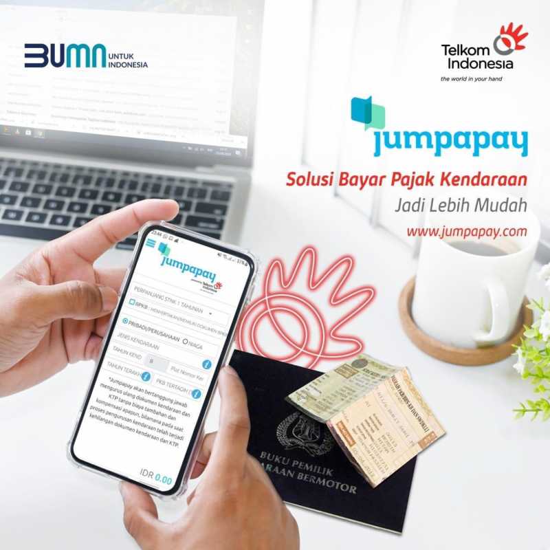 JumpaPay, Jasa Pengurusan STNK dan Pajak Kendaraan Kini Bisa Online JumpaPay, Jasa Pengurusan STNK dan Pajak Kendaraan Kini Bisa Online