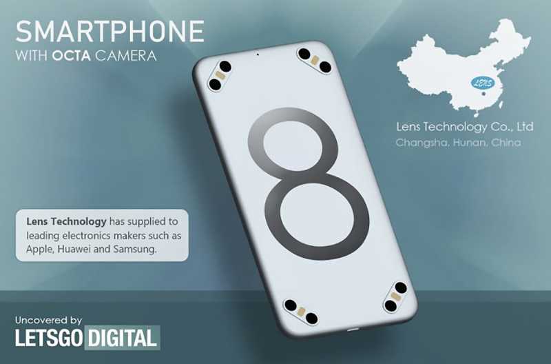 Inikah Bentuk Smartphone dengan 8 Kamera Utama? Inikah Bentuk Smartphone dengan 8 Kamera Utama?