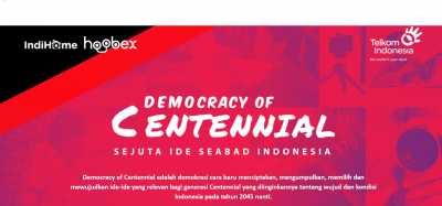 Ada 30 Ribuan Ide Anak Muda, Ajang ‘Democracy of Centennial’ Masuk Tahap Seleksi