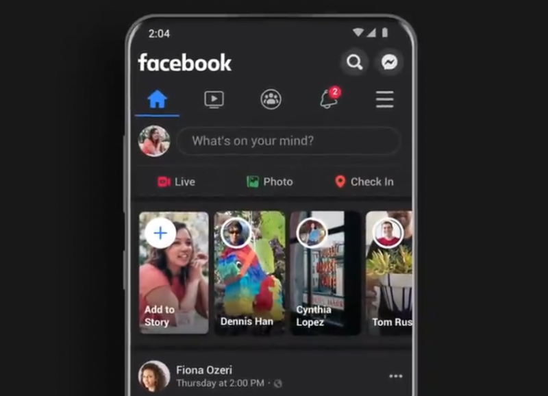 Masih Diuji Coba, Begini Wajah Dark Mode Facebook Masih Diuji Coba, Begini Wajah Dark Mode Facebook