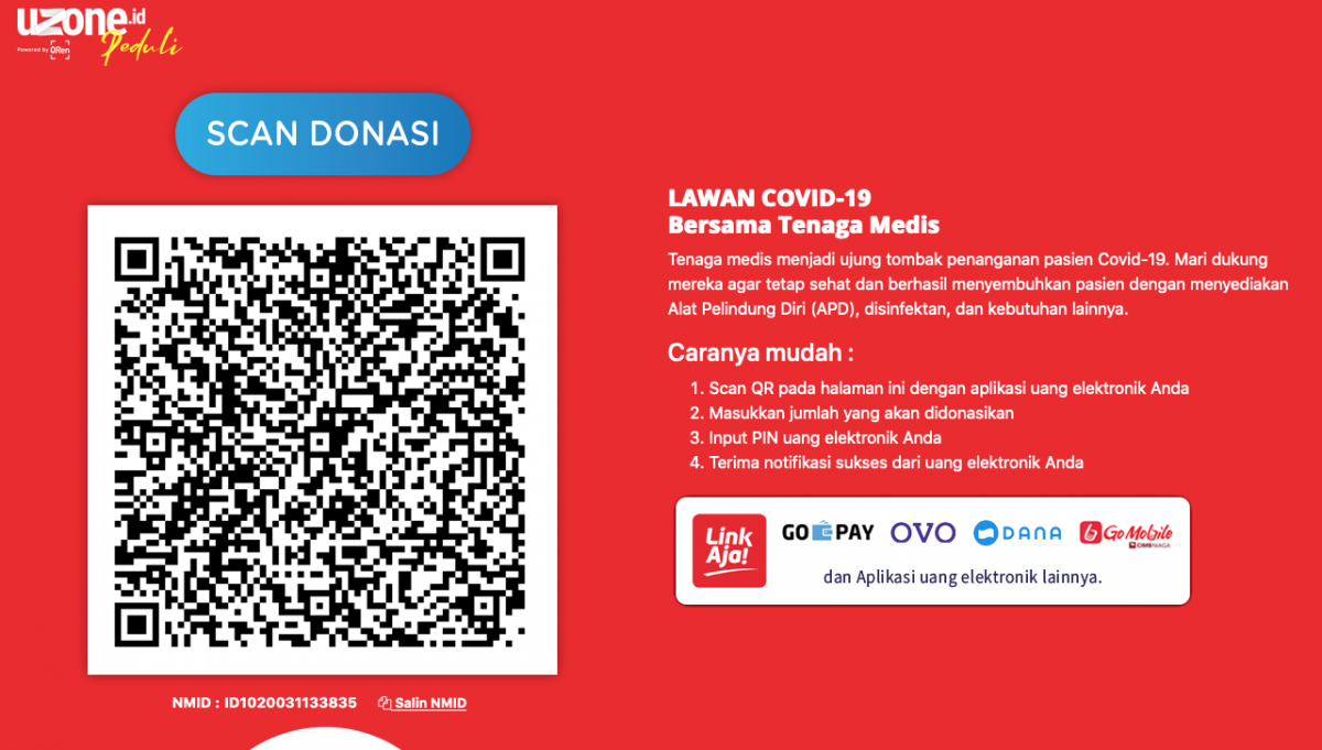 Yuk! Sisihkan Saldo LinkAja, Gopay, Ovo dan Lainnya untuk Tenaga Medis Lawan Covid-19 Yuk! Sisihkan Saldo LinkAja, Gopay, Ovo dan Lainnya untuk Tenaga Medis Lawan Covid-19