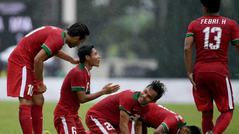 Momen-Momen Timnas U-22 Bantai Myanmar