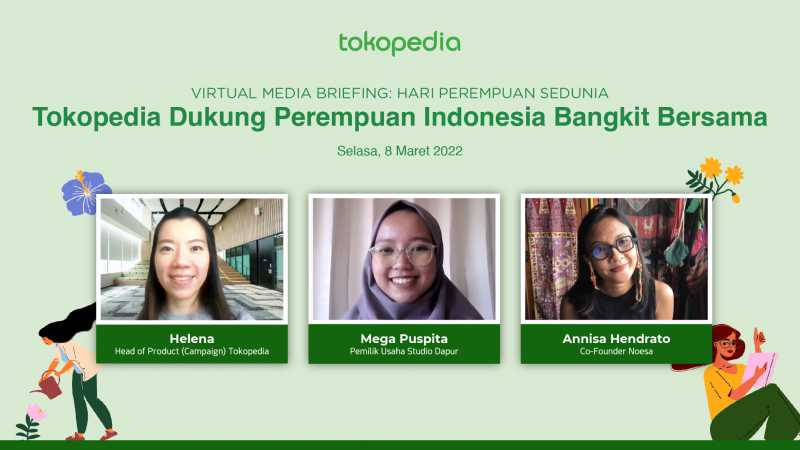 Pelaku UMKM Perempuan di Tokopedia Melejit 2,5 Kali Lipat