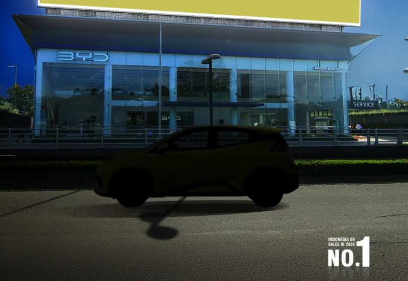 BYD Indonesia Kasih Teaser Siluet Mobil Baru, Seagull Siap Meluncur?
