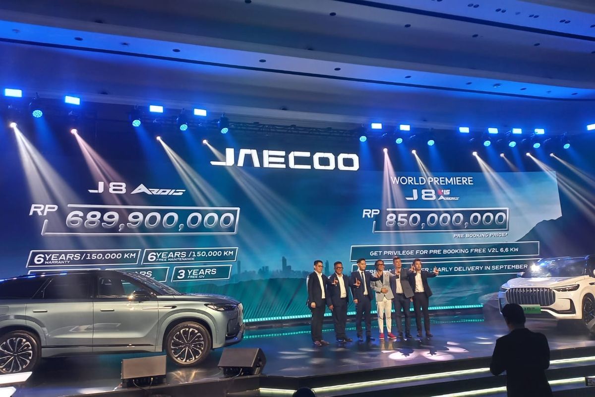 Harga Jaecoo J8 ARDIS Tembus Rp850 Juta, Secanggih Apa?