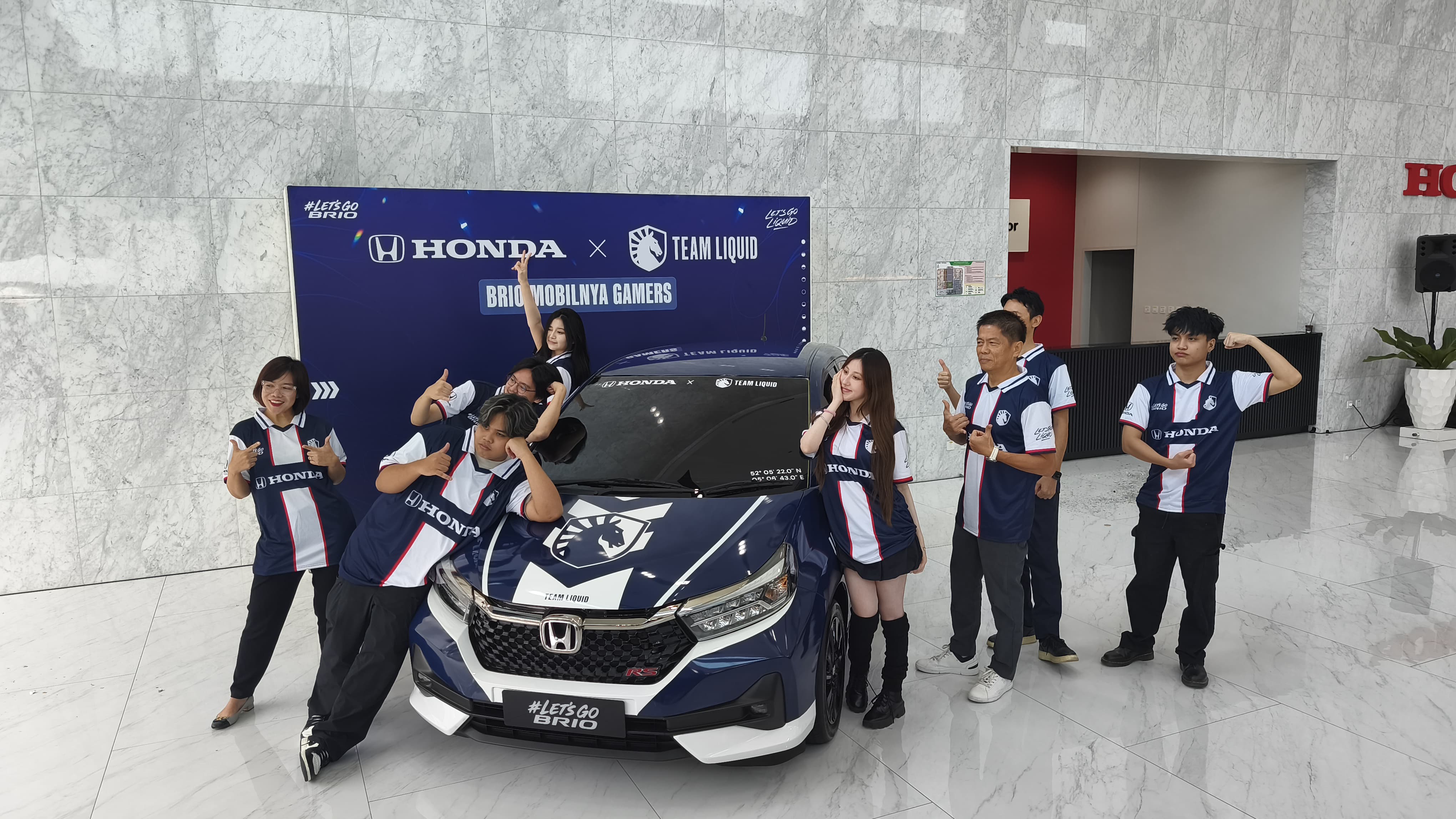 Honda Brio Resmi Jadi Official Mobility Partner Team Liquid Esports