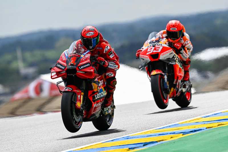 Rivalitas Marc Marquez dan  Bagnaia Serta Dinamika MotoGP 2025