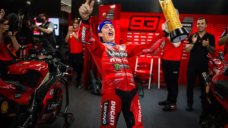 Marc Marquez Menang di MotoGP Qatar 2025: Dominasi di Lusail Marc Marquez Menang di MotoGP Qatar 2025: Dominasi di Lusail