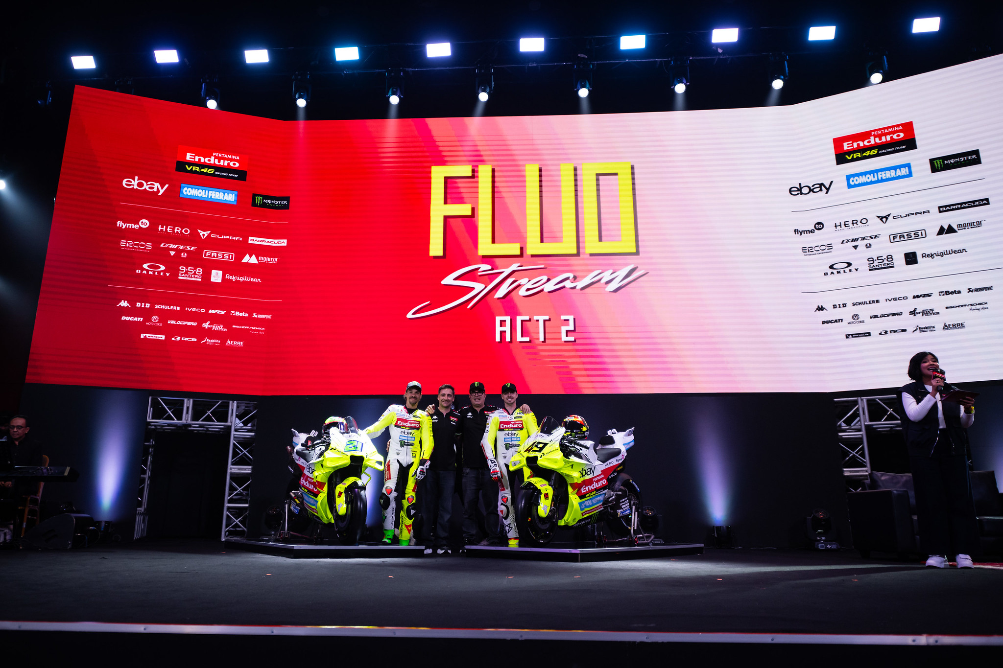 Tim MotoGP Pertamina Enduro VR46 Resmi Meluncur di Jakarta