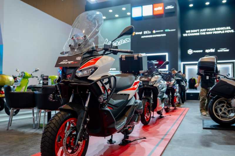 Warna Baru Aprilia SR-GT Sport Jadi Senjata Baru Piaggio di IIMS 2025