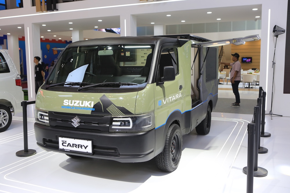 Carry Mobile Charging, Cara Unik Suzuki Kenalkan Ekosistem Mobil Listrik e Vitara