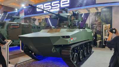 Industri Lokal Pamerkan Tank Mesin Hybrid di Indo Defence 2024