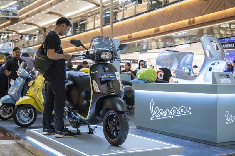 Rayakan 79 Tahun, Vespa Sprint Versi Canggih Meluncur di Indonesia