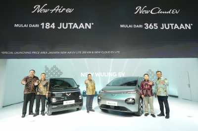 Air ev dan Cloud EV Baru Meluncur di IIMS 2025: Soket Charger Sudah CCS