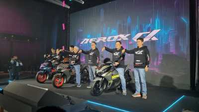 Yamaha Aerox Alpha Meluncur, Kini Bermesin "Turbo"