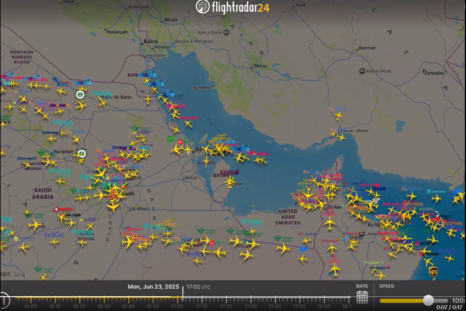 Flightradar24 Ungkap Langit Qatar Sepi usai Serangan Iran