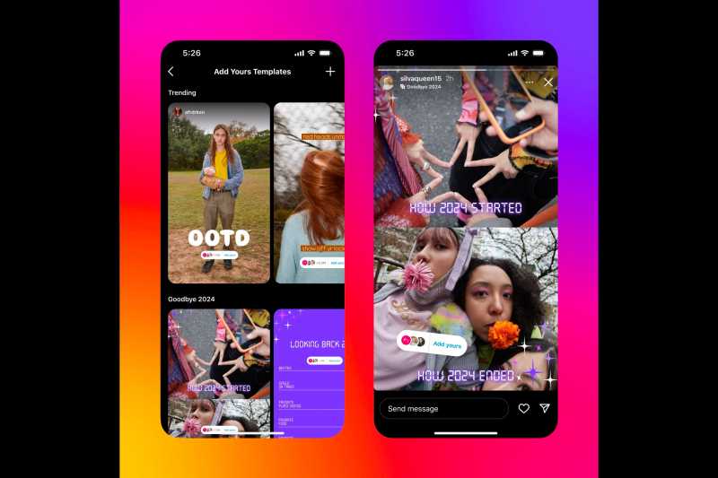 foto: fitur template Add Yours